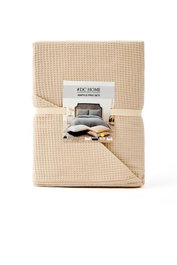 L'essentiel linge de maison Colcha Waffle Beige 200 x 220 cm